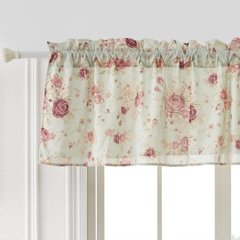 Antique Roses Window Valance